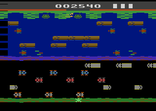 Frogger 4KB remake for Atari2600 01.png